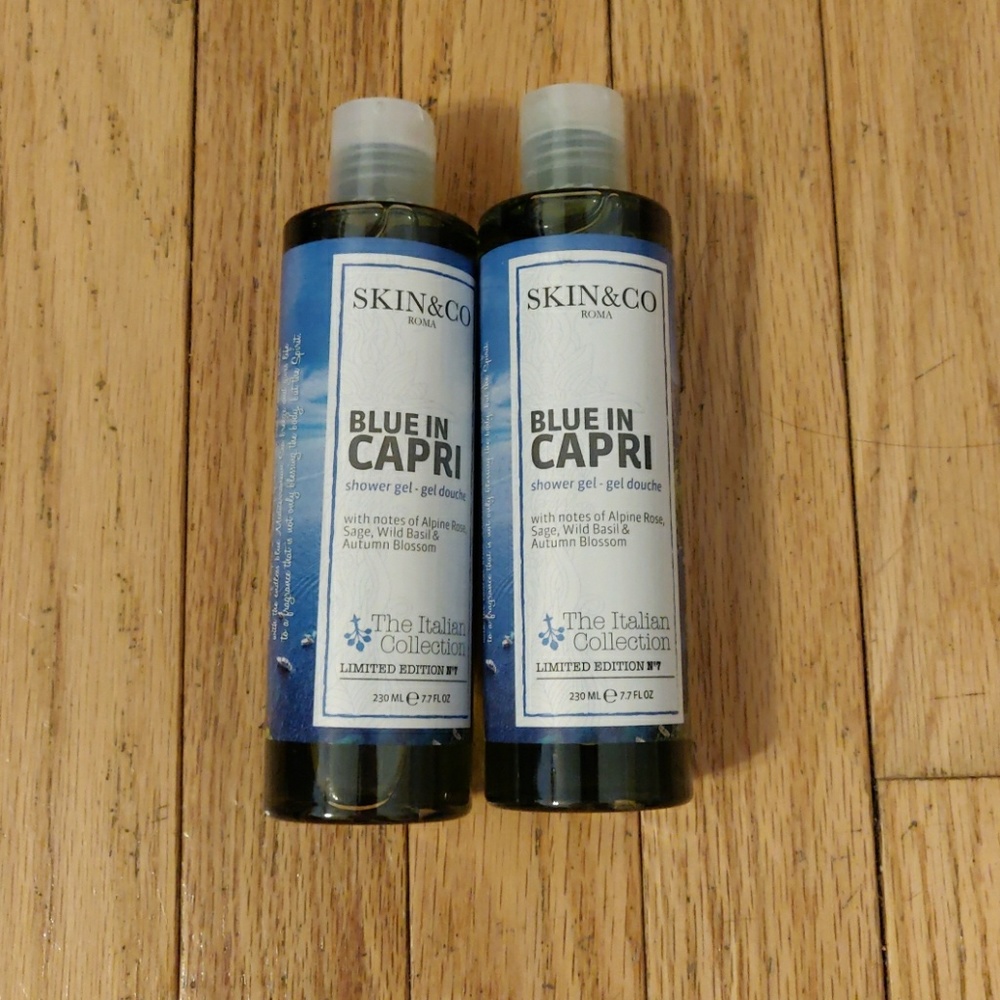 Skin&Co Blue in Capri shower gel (set of 2)